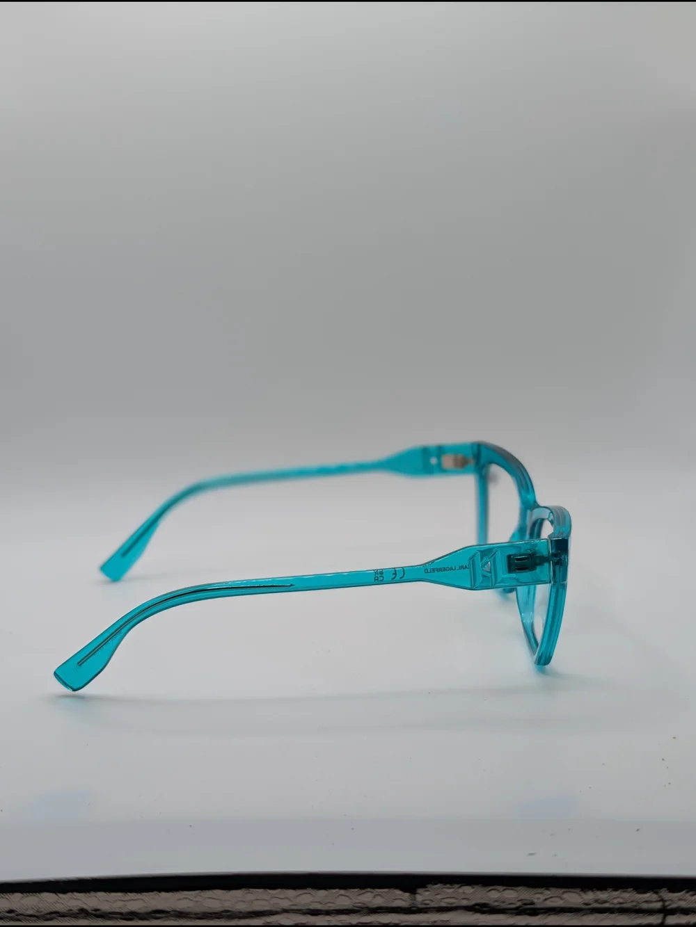 ​Karl Lagerfeld KL6135 Aqua Turquoise Cat Eye Eyeglass Frames NWT 53-18-140